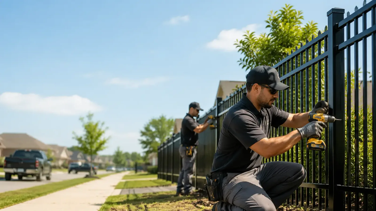 Metal Fence Installation in Edwardsville, KS
